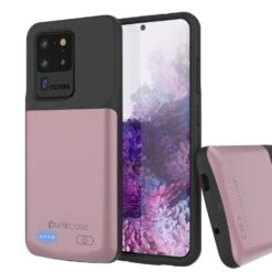 PunkJuice S20 Ultra Battery Case Rose - Fast Charging Power Juice Bank With 6000mAh