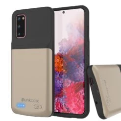 PunkJuice S20 Battery Case Gold - Fast Charging Power Juice Bank With 4800mAh
