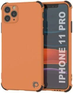 Punkcase Protective & Lightweight TPU Case [Sunshine Series] For IPhone 11 Pro [Orange]