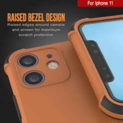 Punkcase Protective & Lightweight TPU Case [Sunshine Series] For IPhone 11 [Orange] -Phone Vibe Shop Orange 02 c964f1de 0610 457d 8f05 44e8804db174
