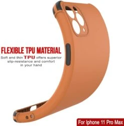 Punkcase Protective & Lightweight TPU Case [Sunshine Series] For IPhone 11 Pro Max [Orange] -Phone Vibe Shop Orange 03 472a0f62 8062 460e 9a04 94eb21d09086