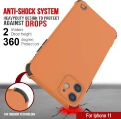 Punkcase Protective & Lightweight TPU Case [Sunshine Series] For IPhone 11 [Orange] -Phone Vibe Shop Orange 05 5ef00240 500d 4a57 8ee8 b05f6f441b1c