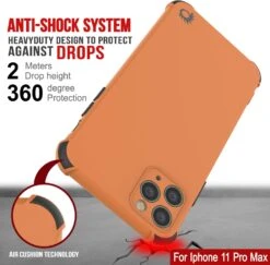 Punkcase Protective & Lightweight TPU Case [Sunshine Series] For IPhone 11 Pro Max [Orange] -Phone Vibe Shop Orange 05 de2b15ca f5fd 44e2 bc7f ed63daa39cad