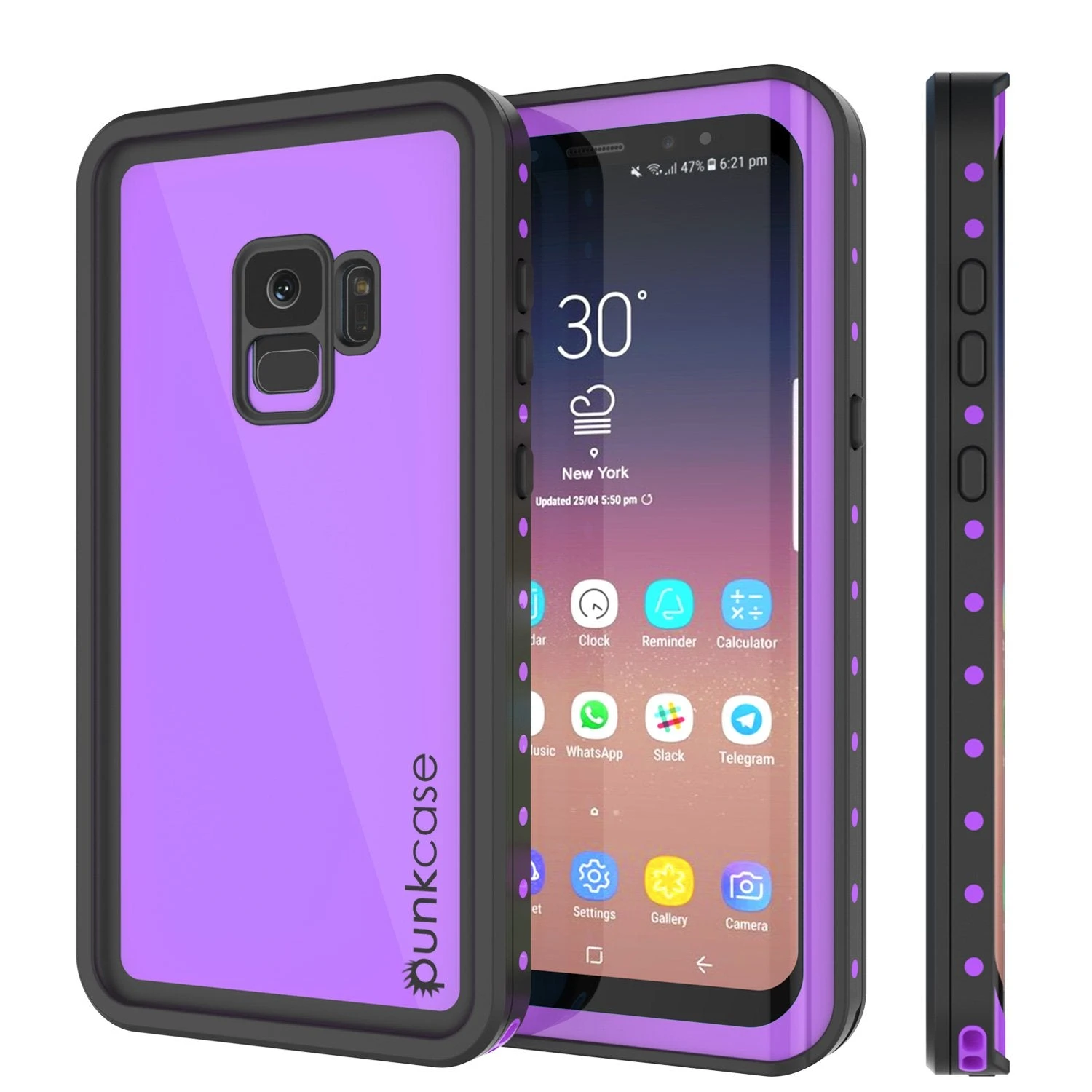 Galaxy S9 Waterproof Case PunkCase StudStar Purple Thin 6.6ft Underwater IP68 Shock/Snow Proof 3 Galaxy S9 Waterproof Case PunkCase StudStar Purple Thin 6.6ft Underwater IP68 Shock/Snow Proof