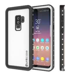 Galaxy S9 Plus Waterproof Case, Punkcase StudStar White Thin 6.6ft Underwater IP68 Shock/Snow Proof