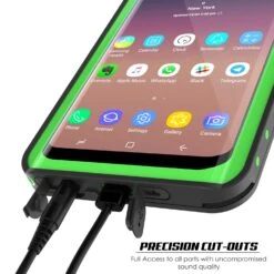 Galaxy S9 Plus Waterproof Case PunkCase StudStar Light Green Thin 6.6ft Underwater IP68 ShockProof 14 Galaxy S9 Plus Waterproof Case PunkCase StudStar Light Green Thin 6.6ft Underwater IP68 ShockProof -Phone Vibe Shop Port Studstar Galaxy S9 8717fb37 a6b5 46b2 a96b 739fd1819d59