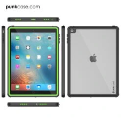 Punkcase IPad Pro 9.7 Case [CRYSTAL Series], Waterproof, Ultra-Thin Cover [Shockproof] [Dustproof] With Built-in Screen Protector [Light Green] -Phone Vibe Shop Punkcase iPad Pro 9.7 Case CRYSTAL Series Waterproof Ultra Thin Heavy Duty Cover Shockproof Snowproof Dustproof with Built in Screen Protector for Apple iPad Pro 9.7 green3 Copy