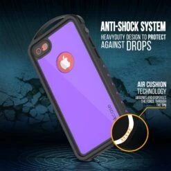 IPhone 7 Waterproof Case, Punkcase ALPINE Series, Purple | Heavy Duty Armor Cover -Phone Vibe Shop RcKDTtp