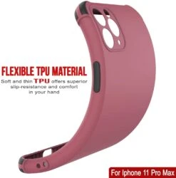 Punkcase Protective & Lightweight TPU Case [Sunshine Series] For IPhone 11 Pro Max [Rose] -Phone Vibe Shop Rose 03 4fb76620 3faf 4ea3 9ba4 5d08868521fb