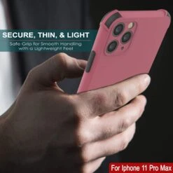 Punkcase Protective & Lightweight TPU Case [Sunshine Series] For IPhone 11 Pro Max [Rose] -Phone Vibe Shop Rose 04 a1fc02a9 4a2e 4f30 9585 de1972b87798