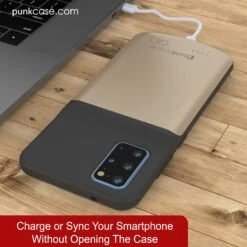 PunkJuice S20+ Plus Battery Case Gold - Fast Charging Power Juice Bank With 6000mAh -Phone Vibe Shop Sync Punkjuice Galaxy S20 Plus 2eb61046 a126 46e1 b242 fa13deb0801b