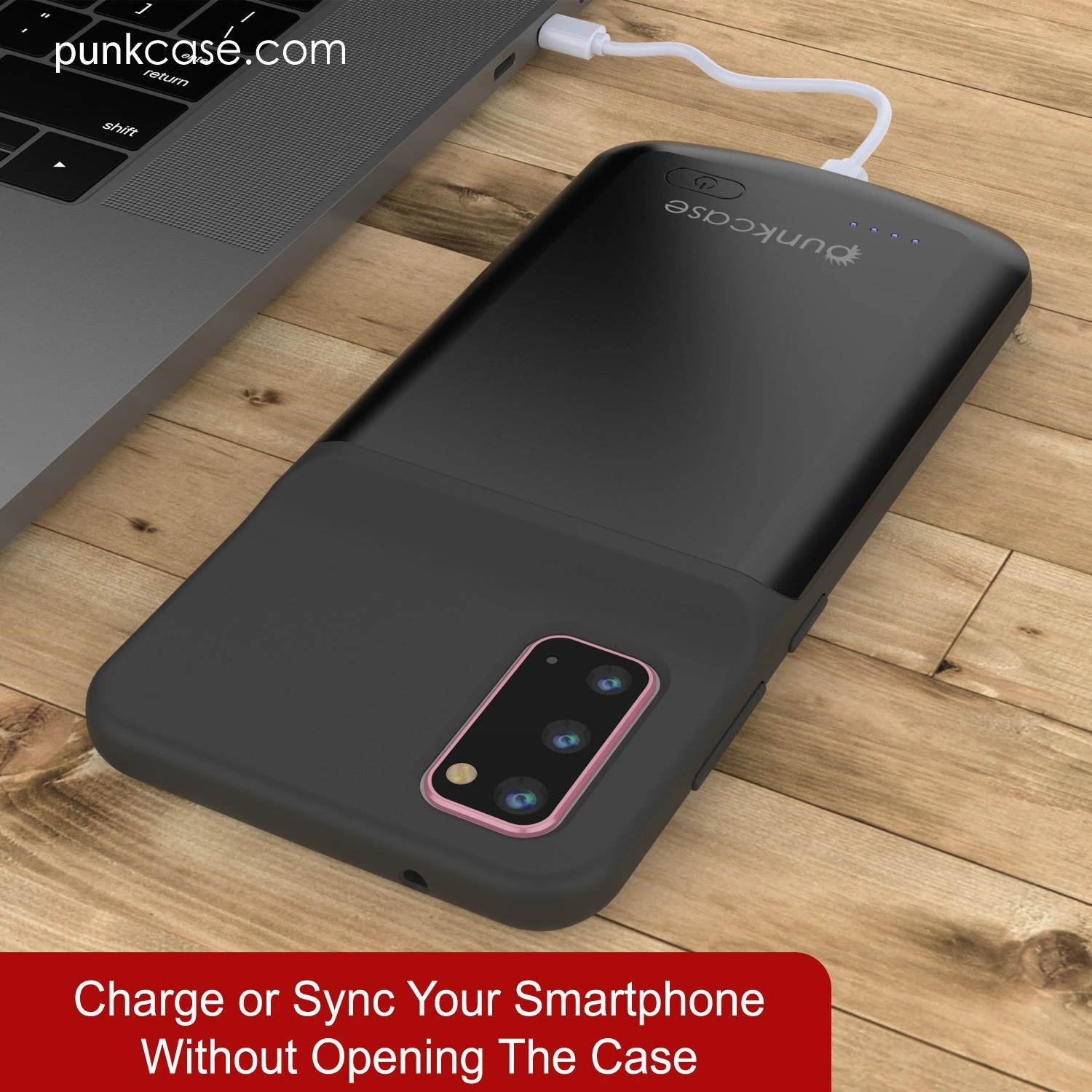 PunkJuice S20 Battery Case All Black - Fast Charging Power Juice Bank With 4800mAh 8 PunkJuice S20 Battery Case All Black - Fast Charging Power Juice Bank With 4800mAh - Image 6