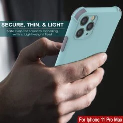 Punkcase Protective & Lightweight TPU Case [Sunshine Series] For IPhone 11 Pro Max [Teal] -Phone Vibe Shop Teal 04 a96b98f3 19db 4d58 9381 114360e2b25d