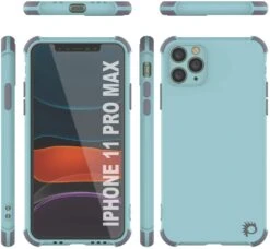 Punkcase Protective & Lightweight TPU Case [Sunshine Series] For IPhone 11 Pro Max [Teal] -Phone Vibe Shop Teal 07 06da06ef 1844 4516 a117 e217440babaf