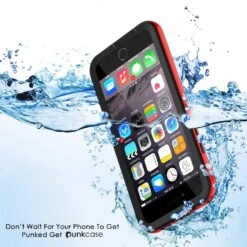 Apple IPhone 8 Waterproof Case, PUNKcase CRYSTAL 2.0 Red W/ Attached Screen Protector| Warranty 10 Apple IPhone 8 Waterproof Case, PUNKcase CRYSTAL 2.0 Red W/ Attached Screen Protector| Warranty -Phone Vibe Shop Underwater 5215a4c3 42e0 44a5 ba6d 1a6703c14d02