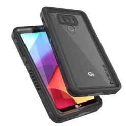 LG G6 Waterproof Case, Punkcase [Extreme Series] [Slim Fit] [IP68 Certified] Built In Screen Protector [BLACK] -Phone Vibe Shop VIEW extreame LG G6 f607de2d 1ec7 4ccb 9b28 ca848afdb20d