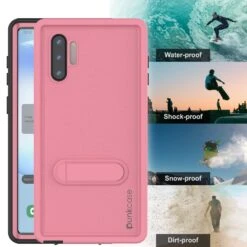 PunkCase Galaxy Note 10 Waterproof Case, [KickStud Series] Armor Cover [Pink] -Phone Vibe Shop View 2 Kickstud Galaxy Note 10 aff5d957 4293 4813 8065 cbe22d92c156
