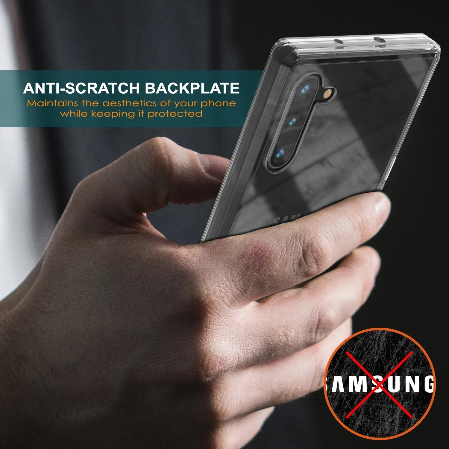 Galaxy Note 20 Punkcase Lucid-2.0 Series Slim Fit Armor Crystal Black Case Cover 9 Galaxy Note 20 Punkcase Lucid-2.0 Series Slim Fit Armor Crystal Black Case Cover - Image 7