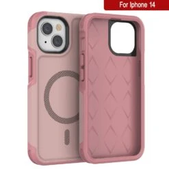 PunkCase IPhone 14 Case, [Spartan 2.0 Series] Clear Rugged Heavy Duty Cover W/Built In Screen Protector [Pink] -Phone Vibe Shop View 2 Spartan 2 Iphone 14 75340194 8d0a 4628 bea1 f2649ad49943