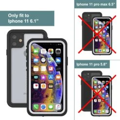 IPhone 11 Waterproof Case, Punkcase [Extreme Series] Armor Cover W/ Built In Screen Protector [White] -Phone Vibe Shop View 3 Extreme Iphone 11 55878e2c ddf7 40ec b63e 6fbfdae66abd