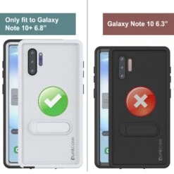 PunkCase Galaxy Note 10+ Plus Waterproof Case, [KickStud Series] Armor Cover [White] -Phone Vibe Shop View 3 Kickstud Galaxy Note 10 097f35f6 2337 4293 87eb 49d390b142f4