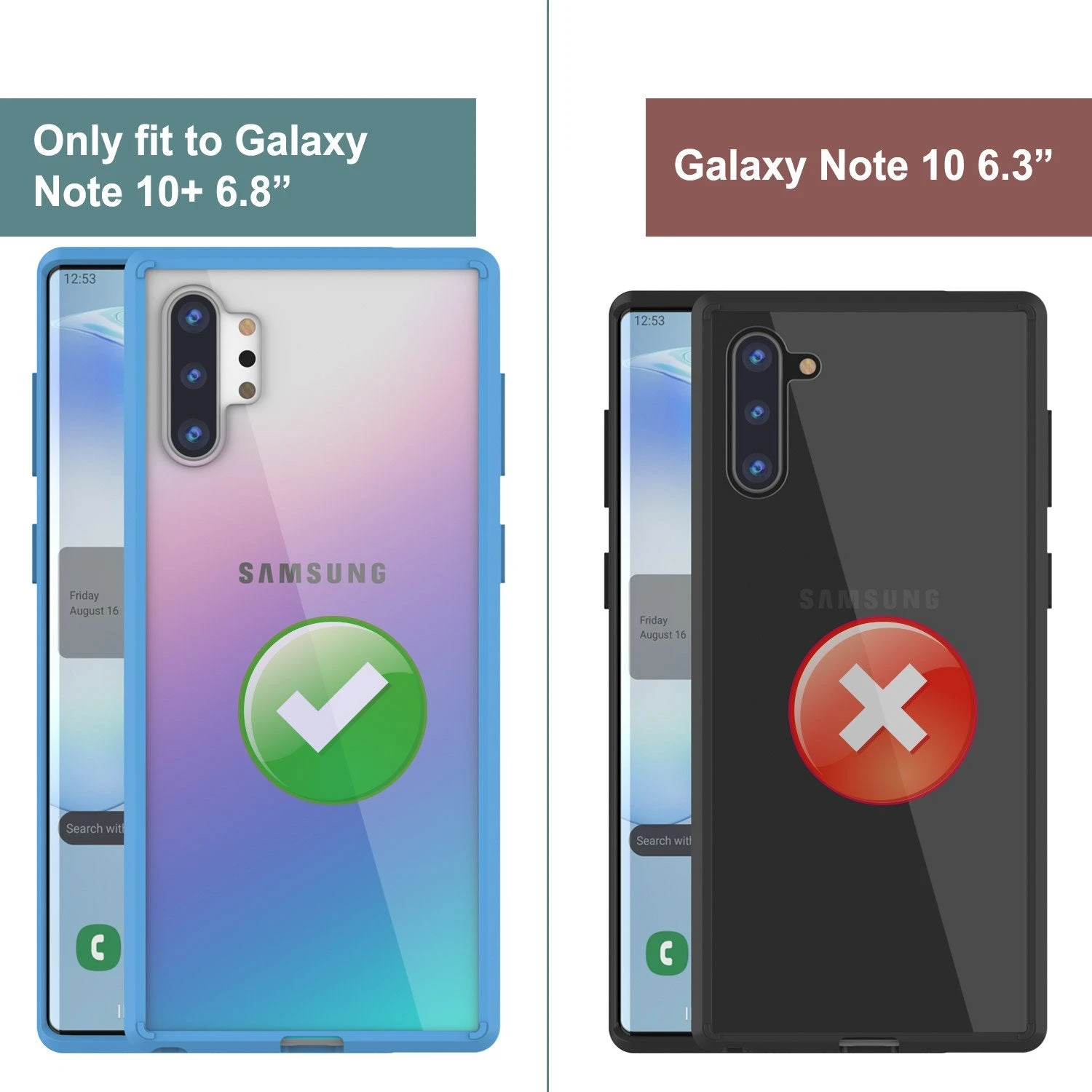 Galaxy Note 10+ Plus Punkcase Lucid-2.0 Series Slim Fit Armor Light Blue Case Cover 11 Galaxy Note 10+ Plus Punkcase Lucid-2.0 Series Slim Fit Armor Light Blue Case Cover - Image 9