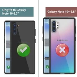 Galaxy Note 10 Punkcase Lucid-2.0 Series Slim Fit Armor Black Case Cover -Phone Vibe Shop View 3 Lucid 2 Galaxy Note 10 f9c8171e 7c3f 43f1 a9ca 5379f11315c1