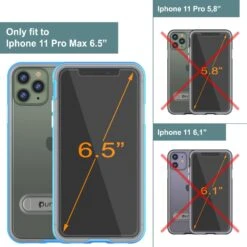 IPhone 12 Pro Max Case, PUNKcase [LUCID 3.0 Series] [Slim Fit] Protective Cover W/ Integrated Screen Protector [Blue] -Phone Vibe Shop View 3 Lucid 3 Iphone 11 Pro Max 16221230 3086 4291 9bca 511bd3600058