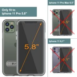 IPhone 11 Pro Case, PUNKcase [LUCID 3.0 Series] [Slim Fit] Armor Cover W/ Integrated Screen Protector [Grey] -Phone Vibe Shop View 3 Lucid 3 Iphone 11 Pro a19e85ad ebc9 40be b5e0 995760e73aa6