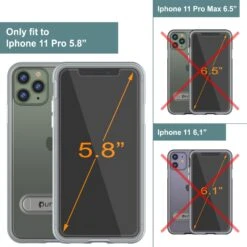 IPhone 12 Pro Case, PUNKcase [LUCID 3.0 Series] [Slim Fit] Protective Cover W/ Integrated Screen Protector [Silver] -Phone Vibe Shop View 3 Lucid 3 Iphone 11 Pro b5a0648d ceec 4d92 a517 f158a7d6478b