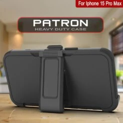 Punkcase For IPhone 15 Pro Max Belt Clip Multilayer Holster Case [Patron Series] [Black] -Phone Vibe Shop View 3 Patron Iphone 15 Pro Max 244538d2 ee4d 43b3 8d87 b3a15190215c