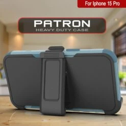 Punkcase For IPhone 15 Pro Belt Clip Multilayer Holster Case [Patron Series] [Mint] -Phone Vibe Shop View 3 Patron Iphone 15 Pro c719c06c b938 4333 bf03 e7cde3cb419e