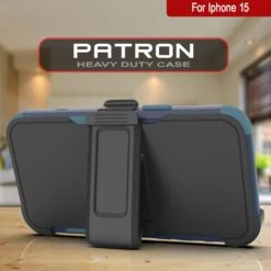 Punkcase For IPhone 15 Belt Clip Multilayer Holster Case [Patron Series] [Navy Blue] -Phone Vibe Shop View 3 Patron Iphone 15 32cc03b8 9d7b 4c0c b8de 61d9231443f2