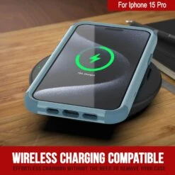 Punkcase For IPhone 15 Pro Belt Clip Multilayer Holster Case [Patron Series] [Mint] -Phone Vibe Shop View 5 Patron Iphone 15 Pro 94136910 6141 4989 b200 e0237b806e02