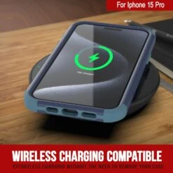 Punkcase For IPhone 15 Pro Belt Clip Multilayer Holster Case [Patron Series] [Navy Blue] -Phone Vibe Shop View 5 Patron Iphone 15 Pro 9884ead3 e4f0 49da 9660 bbce4ab8931a