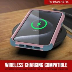 Punkcase For IPhone 15 Pro Belt Clip Multilayer Holster Case [Patron Series] [Pink-Blue] -Phone Vibe Shop View 5 Patron Iphone 15 Pro b06d1a34 3597 4df5 b63d 4a81bee86976