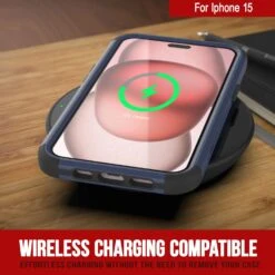 Punkcase For IPhone 15 Belt Clip Multilayer Holster Case [Patron Series] [Navy Black] -Phone Vibe Shop View 5 Patron Iphone 15 5a569684 9de0 4b86 ba0d 918961cd923f