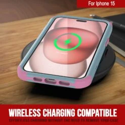 Punkcase For IPhone 15 Belt Clip Multilayer Holster Case [Patron Series] [Mint-Pink] -Phone Vibe Shop View 5 Patron Iphone 15 d4cfd570 efa1 441d a4ec 5d3d4d13501d