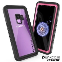 Galaxy S9 Waterproof Case, Punkcase [Extreme Series] [Slim Fit] [IP68 Certified] [Shockproof] [Snowproof] [Dirproof] Armor Cover W/ Built In Screen Protector For Samsung Galaxy S9 [Pink] -Phone Vibe Shop View Extreame Case Galaxy S9 589495ef 97cd 4fbd 9f75 82846315daf3