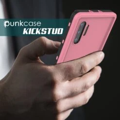 PunkCase Galaxy Note 10 Waterproof Case, [KickStud Series] Armor Cover [Pink] -Phone Vibe Shop View Kickstud Galaxy Note 10 cc0ce932 0b71 42d8 b0f9 c7264519f88a
