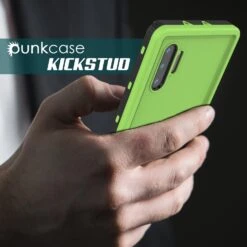 PunkCase Galaxy Note 10 Waterproof Case, [KickStud Series] Armor Cover [Light-Green] -Phone Vibe Shop View Kickstud Galaxy Note 10 dbfa4977 e4eb 4b28 af16 64420602955f
