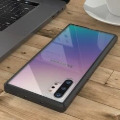 Galaxy Note 10+ Plus Punkcase Lucid-2.0 Series Slim Fit Armor Black Case Cover -Phone Vibe Shop View Lucid 2 Galaxy Note 10