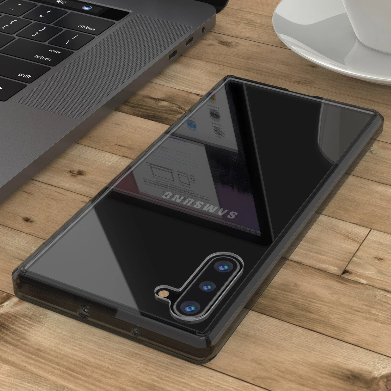 Galaxy Note 20 Punkcase Lucid-2.0 Series Slim Fit Armor Crystal Black Case Cover 8 Galaxy Note 20 Punkcase Lucid-2.0 Series Slim Fit Armor Crystal Black Case Cover - Image 6