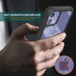 PunkCase IPhone 11 Case, [Spartan Series] Clear Rugged Heavy Duty Cover W/Built In Screen Protector [Black] -Phone Vibe Shop View Spartan Iphone 11