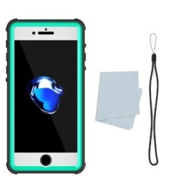 Apple IPhone SE (4.7") Waterproof Case, PUNKcase CRYSTAL Teal W/ Attached Screen Protector| Warranty -Phone Vibe Shop acessories crystal iphone 7 85565fb5 1248 4a79 9644 f6413a54eb06