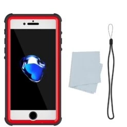 Apple IPhone 8 Waterproof Case, PUNKcase CRYSTAL Red W/ Attached Screen Protector| Warranty 15 Apple IPhone 8 Waterproof Case, PUNKcase CRYSTAL Red W/ Attached Screen Protector| Warranty -Phone Vibe Shop acessories crystal iphone 7 eb73a1d9 4339 4a14 971c 549c54590d94