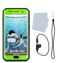 Galaxy S7 EDGE Waterproof Case PunkCase StudStar Light Green Thin 6.6ft Underwater IP68 ShockProof -Phone Vibe Shop acessories studstar s7 edge 38e59ef8 f557 4470 a381 7beb49dfad7f