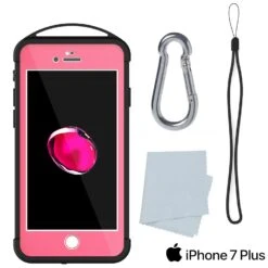 IPhone 7+ Plus Waterproof Case, Punkcase ALPINE Series, Pink | Heavy Duty Armor Cover -Phone Vibe Shop acessories webster 2 iphone 7 00f10b4a e8a1 4c7d bae8 467ec4bc2a07