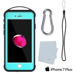 IPhone 8+ Plus Waterproof Case, Punkcase ALPINE Series, Teal | Heavy Duty Armor Cover -Phone Vibe Shop acessories webster 2 iphone 7 061ffcd2 03a9 4ec3 b8d1 f8cbcefca017