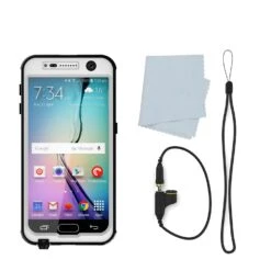 Galaxy S6 Waterproof Case, Punkcase StudStar White Thin 6.6ft Underwater IP68 Shock/Dirt/Snow Proof 12 Galaxy S6 Waterproof Case, Punkcase StudStar White Thin 6.6ft Underwater IP68 Shock/Dirt/Snow Proof -Phone Vibe Shop acessoris 6533baf9 f292 45c6 aa3d 750035712890